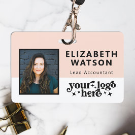 Tarjeta De Identificación Etiqueta con nombre de cordón personalizada ID de