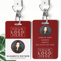 Etiqueta con nombre de cordón personalizado ID de 
