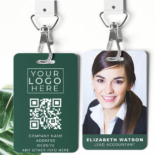 Tarjeta De Identificación Etiqueta con nombre de cordón personalizado ID de 