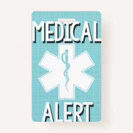 Tarjeta De Identificación Etiqueta de alerta médica de alergia a alimentos p