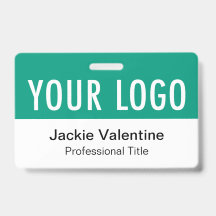 Etiqueta de nombre de trabajo horizontal de placa 