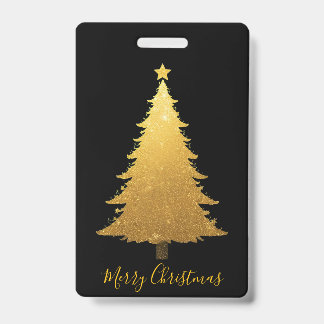 Tarjeta De Identificación Etiqueta-Feliz Navidad