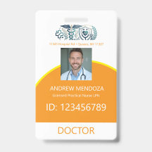 Etiquetas con nombre de doctor Fotos de identifica