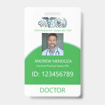 Etiquetas con nombre de doctor Fotos de identifica