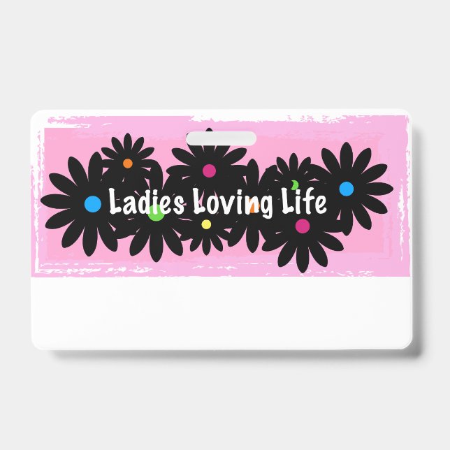 Tarjeta De Identificación Etiquetas de nombre! (Parte frontal)