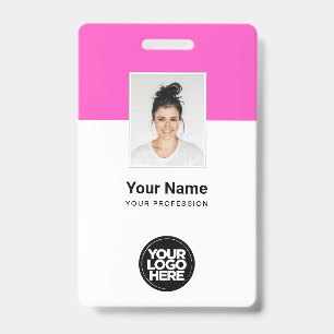 Tarjeta De Identificación Etiquetas personalizadas para empleados corporativ