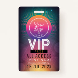 Tarjeta De Identificación Evento de Acceso Exclusivo para VIP