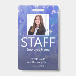 Tarjeta De Identificación Evento de código de barras de personalización Badg