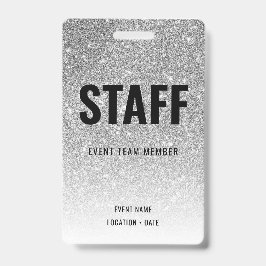 Tarjeta De Identificación Evento Personalizado para el Personal o Concierto 