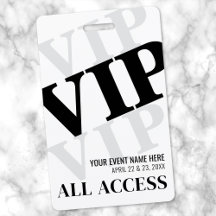 Evento VIP Moderno Blanco y Negro