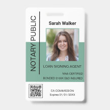 Fábrica de fotografía de notario con identificació