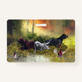 Tarjeta De Identificación Familia Setters