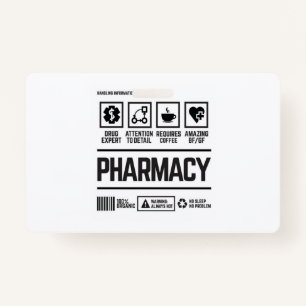 Tarjeta De Identificación farmacia