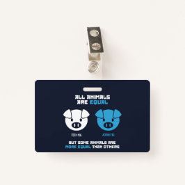 Tarjeta De Identificación Feed Pig, Acorn