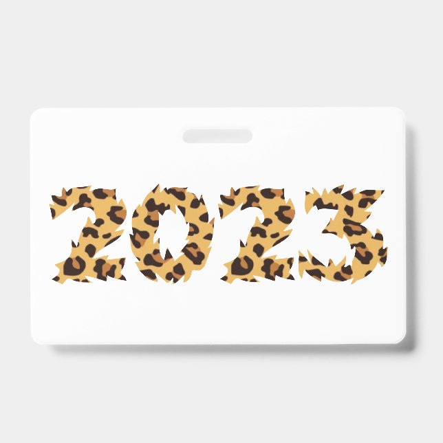 Tarjeta De Identificación Feliz Año Nuevo 2023    (Parte frontal)