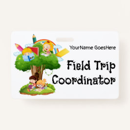 Tarjeta De Identificación Field Trip Coordinator