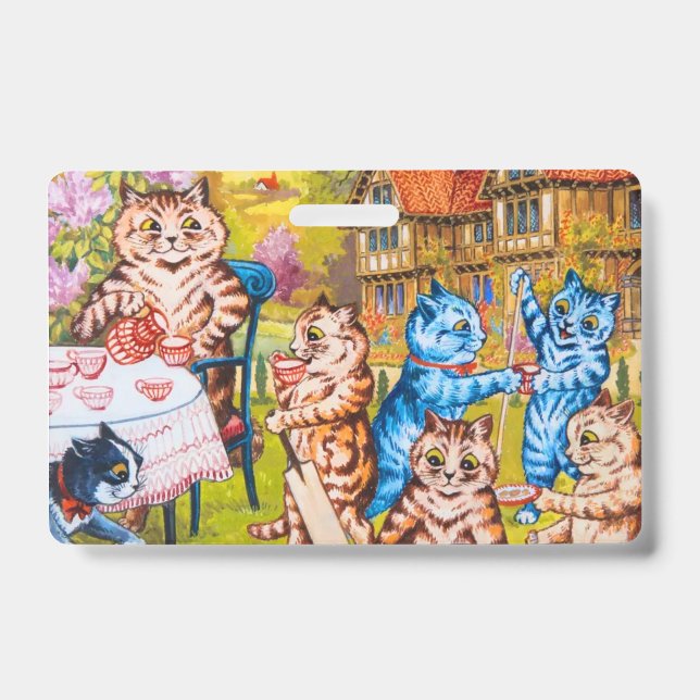 Tarjeta De Identificación Fiesta de Cat Garden (Parte frontal)