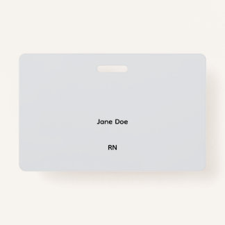 Tarjeta De Identificación final sin personalizar