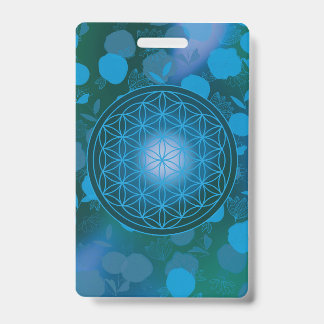 Tarjeta De Identificación flower of life, chakra,zen,sacred geometric,