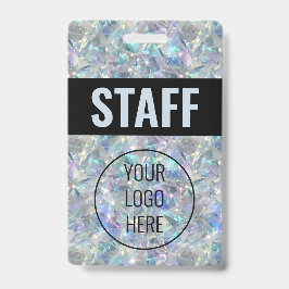 Tarjeta De Identificación Fondo de la Piedra Óptica Holográfica