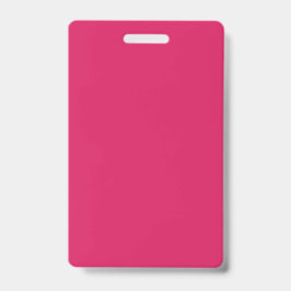 Tarjeta De Identificación fondo rosa con borde blanco