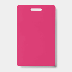 Tarjeta De Identificación fondo rosa con borde blanco
