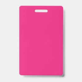 Tarjeta De Identificación fondo rosa con borde negro