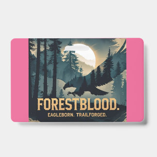 Tarjeta De Identificación Forestblood – Espíritu Salvaje Nacido del Bosque