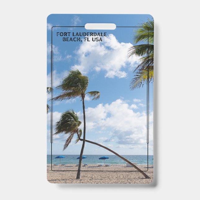 Tarjeta De Identificación Fort Lauderdale (Parte frontal)