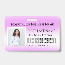 Foto de código de barras Enfermera Médica de atenc