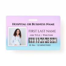 Foto de código de barras Enfermera Médica de salud