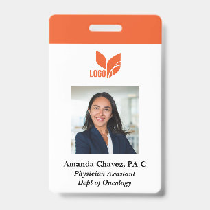 Tarjeta De Identificación Foto de empleado de Orange Business