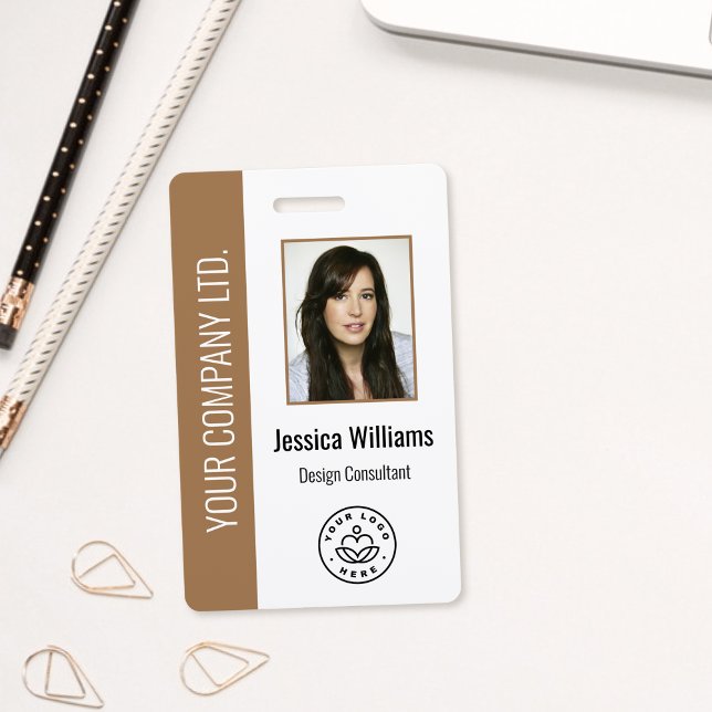 Tarjeta De Identificación Foto de empleado personalizada, código de barras,  (Subido por el creador)