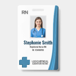 Tarjeta De Identificación Foto de empleado personalizada Insignia de identif