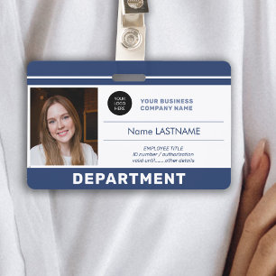 Tarjeta De Identificación foto de empleado personalizado Código QR id. de lo