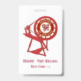 Tarjeta De Identificación Foto de HOJ