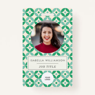 Tarjeta De Identificación Foto de identificación corporativa de empleado ver