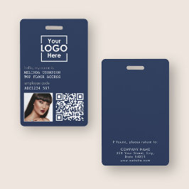 Tarjeta De Identificación Foto de identificación de empresa de ID de emplead