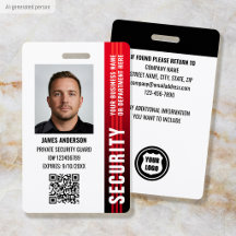 Foto de identificación de oficial de guardia de se