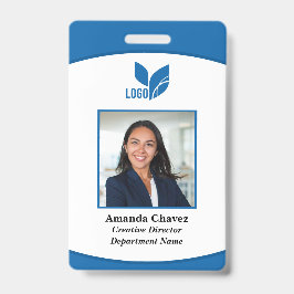 Tarjeta De Identificación Foto de personalizado Empresarial Empresarial