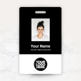 Tarjeta De Identificación Foto del empleado personalizado, código de barras,