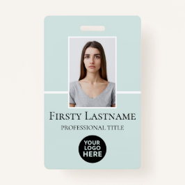 Tarjeta De Identificación Foto del Personalizado del empleado, código de bar