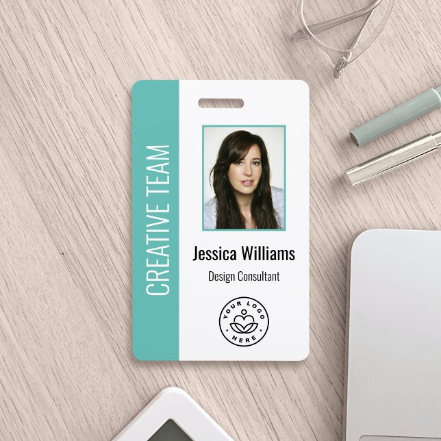 Tarjeta De Identificación Foto del personalizado del empleado, código de bar (Subido por el creador)