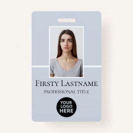 Tarjeta De Identificación Foto del Personalizado del empleado, código de bar