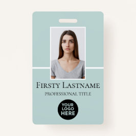 Tarjeta De Identificación Foto del Personalizado del empleado, código de bar