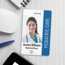 Foto ID de empleado con detalles personalizados