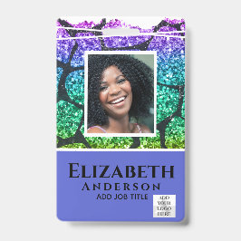 Tarjeta De Identificación FOTO ID - Pase VIP de Empleado Impresiones de Anim