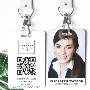 Tarjeta De Identificación Foto ID Personalizado Lanyard Nombre Etiqueta Códi