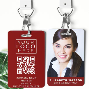 Tarjeta De Identificación Foto ID Personalizado Lanyard Nombre Etiqueta Códi