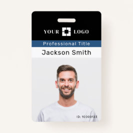 Tarjeta De Identificación Foto mínima del personalizado y placa del empleado